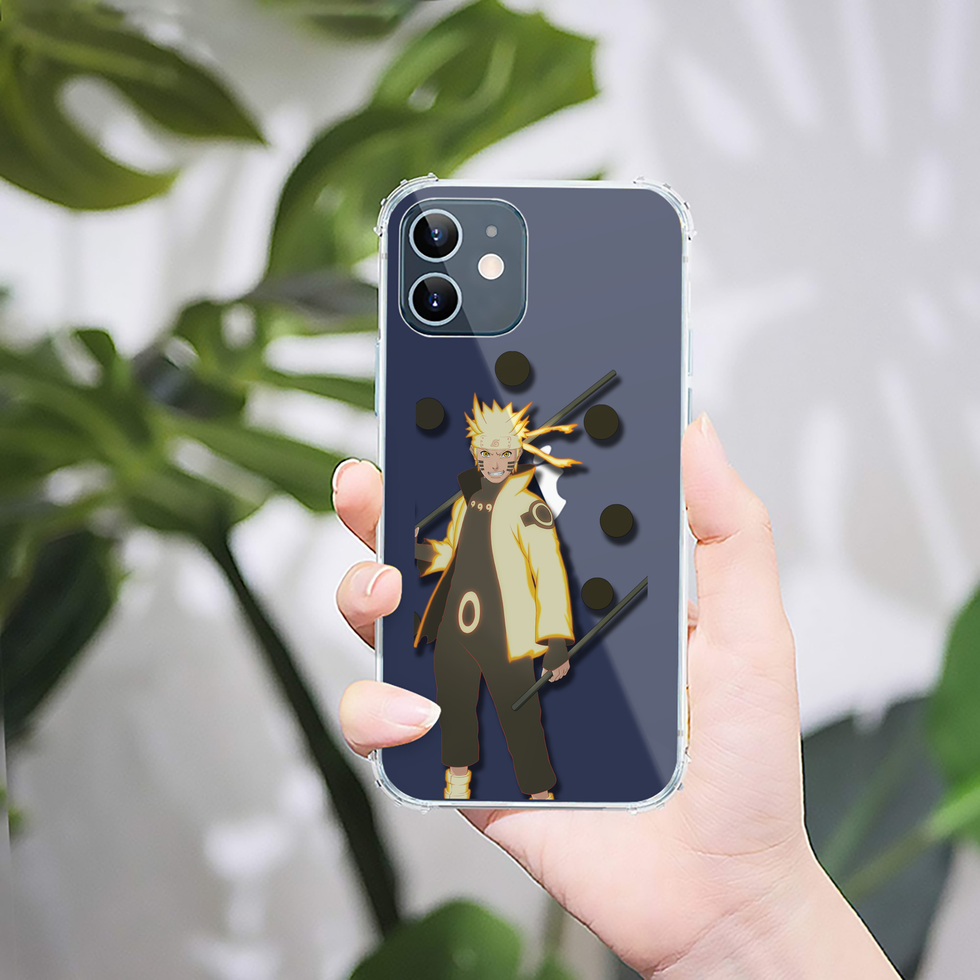 （画像用） NARUTO -ナルト- うずまき ナルト Uzumaki Naruto 【iPhone 12シリーズ対応】透明スマホケース（クリアソフトケース）